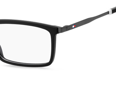 Premium Men Tommy Hilfiger Eyeglasses: TH 1847 - Matte Black - SpecSMART Eye Clinic (Zoom View)